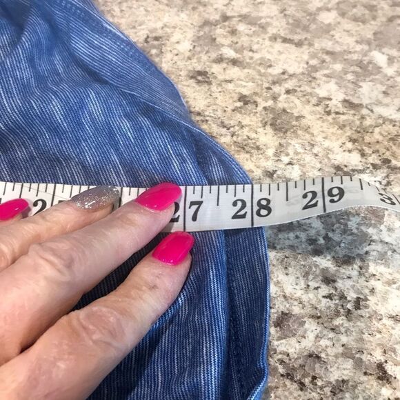 Gloria Vanderbilt Blue Blouse Gems Size 3X - Picture 10 of 10